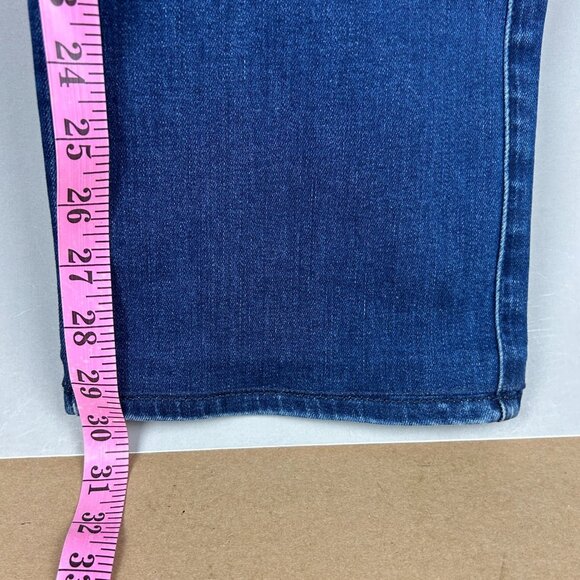 NYDJ Marilyn Straight Lift Tuck Technology Jeans Womens 10 Blue Medium Wash - Picture 7 of 11